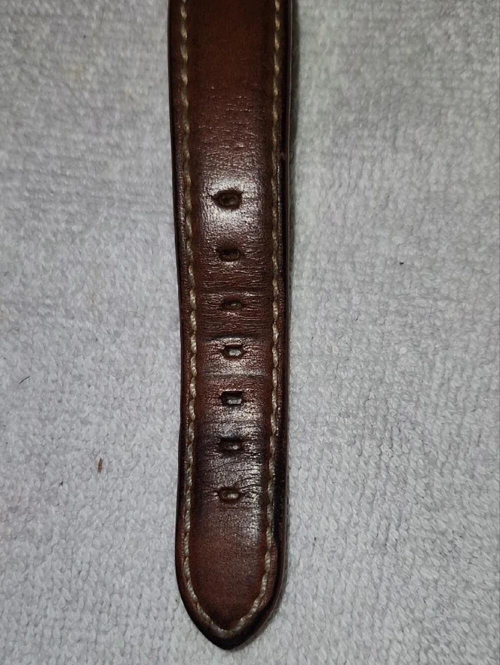 Shinola Argonite Brown Leather Strap Watch with Blue Dial